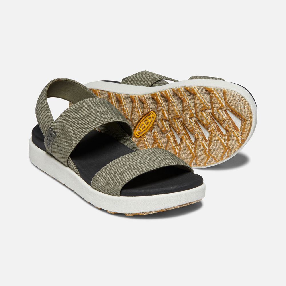 Keen Strandsandaler Dam Olivgröna - Elle Backstrap - 498610UFT